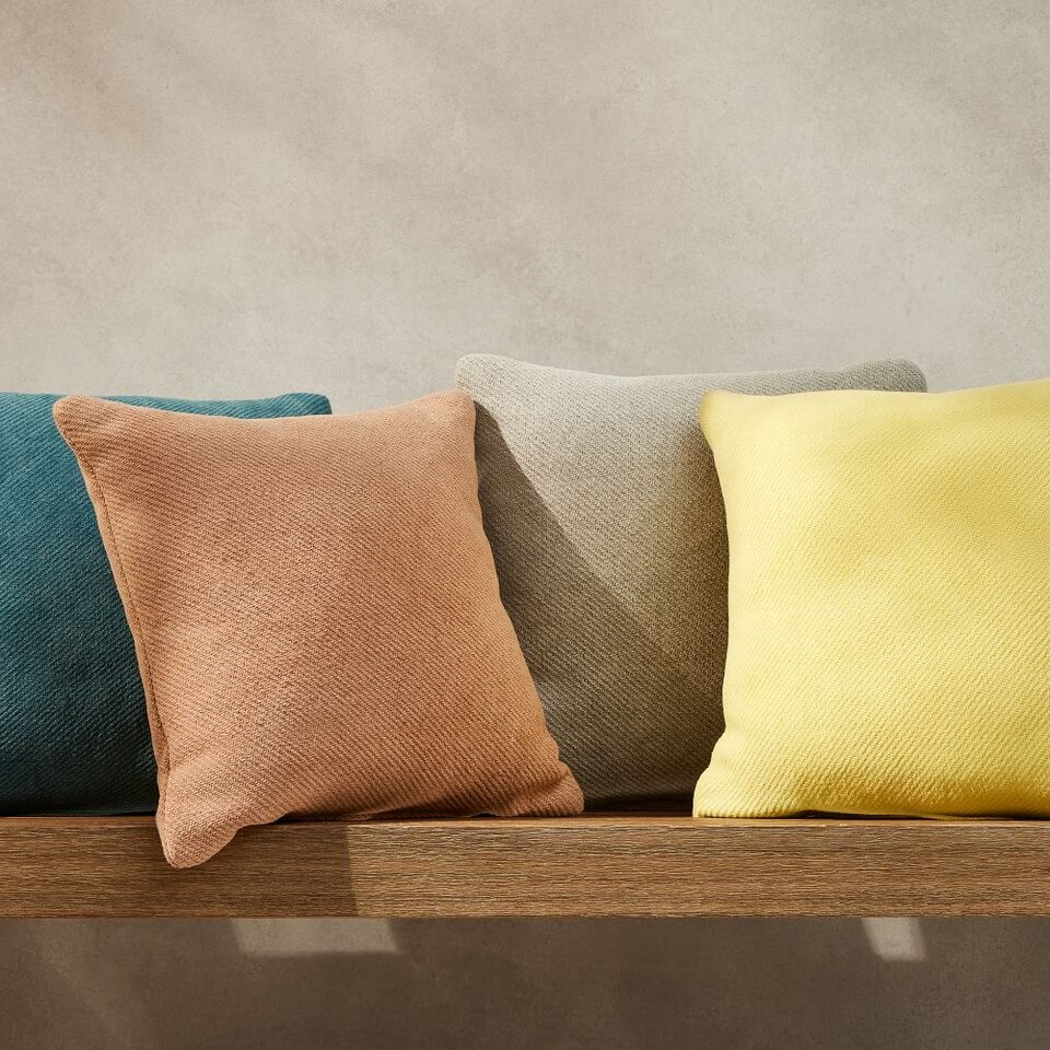 Outdoor Garment Washed Cushions West Elm UK
